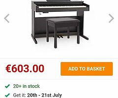 DP-10X Digital Piano and accessories