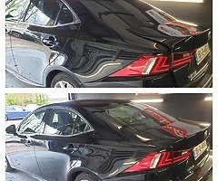 Window tinting vehicle wrapping