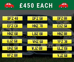 Short dateless vehicles Regs - £450