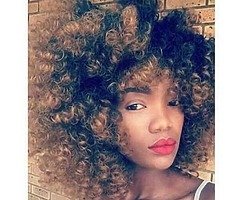 Ombré spring curls