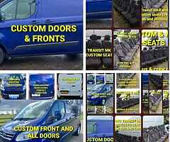 TRANSIT MK8 & CUSTOM PANELS
COMPLETE FRONTS 
ALL DOORS 
ALLOY WHEELS 
SIDE BARS ...