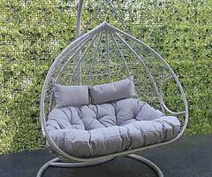 DOUBLE SWING EGG CHAIR / DELIVERY 