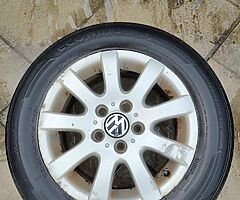 4 used 15" VW alloys
