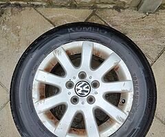 4 used 15" VW alloys - Image 4/4