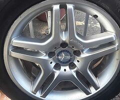Genuine Mercedes A.M.G.18INCH STAGGERED FITS C AND CL AND S CLASS MERCEDES NO TIRES - Image 5/10