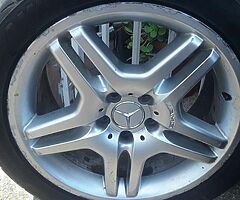 Genuine Mercedes A.M.G.18INCH STAGGERED FITS C AND CL AND S CLASS MERCEDES NO TIRES - Image 10/10
