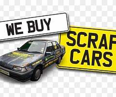 Scrap cars wanted