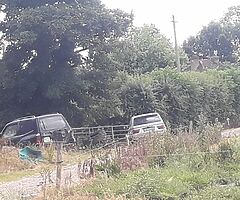 All scrap cars Van's 4x4 wanted