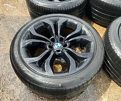 20" BMW X5 X6 Alloy Wheels Tyres Rims 5x120 - Image 4/7