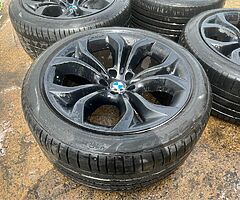 20" BMW X5 X6 Alloy Wheels Tyres Rims 5x120 - Image 5/7