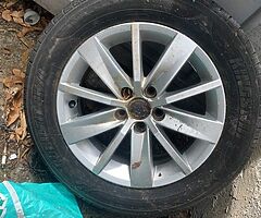 Genuine VW polo alloys
