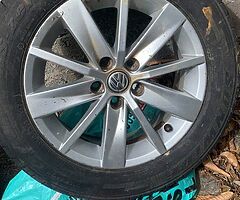 Genuine VW polo alloys