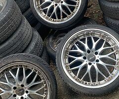 19” 5x114.3 Vertini deep dish alloys