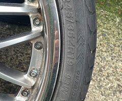19” 5x114.3 Vertini deep dish alloys