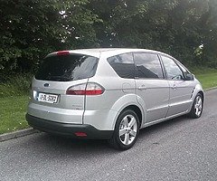 08 Ford S-Max 7 Seater MPV - MANUAL GEARBOX - High Spec - 6 Speed.