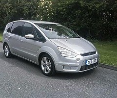08 Ford S-Max 7 Seater MPV - MANUAL GEARBOX - High Spec - 6 Speed.