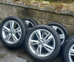 Audi 19inch genuine alloy wheels with good tyres for sale - Image 5/5