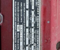 2010 Deutz 6 Cylinder Engine Turbo BF6M 1012