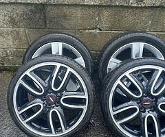 Mini Cooper 19inch 5x120 genuine alloy wheels with good tyres for sale - Image 7/10