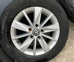 5x112 VW Genuine alloys - Image 6/6