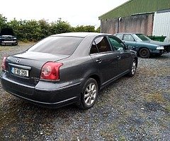 For parts Toyota avensis 2.0 diesel 2007