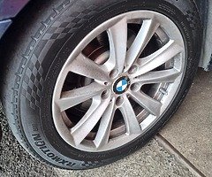 Bmw 5 series wheels original bmw wheels 225 55 17 3 brand new tyres 1 about 50 % very cheap wheels - Image 9/9