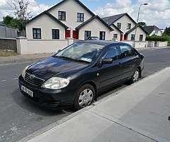 Corolla 1.4 petrol new nct taxed low miles