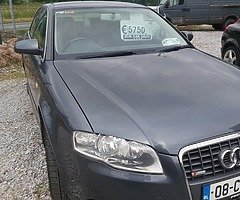 2008 Audi A4 Sline 1.9 TDI,  Dealer History, Manual Transmission.