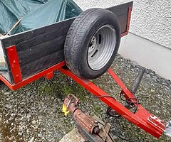 6   by  4  trailer  flat  body   used  for  transporting  small  vintage  engines  around  shows - Image 4/7
