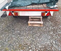 6   by  4  trailer  flat  body   used  for  transporting  small  vintage  engines  around  shows - Image 7/7