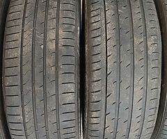 2x 245/45/18 tyres - Image 3/3