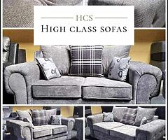 Brand new high quality designer 3+2 suite of furniture