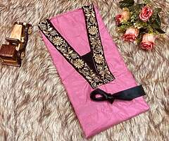 Vip kaptan fabric- indian moslin cotton silk long-50 body free size