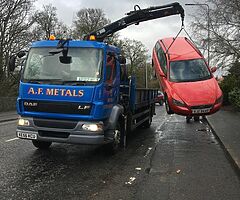 SCRAP CARS WANTED CASH PAID DVLNI PAPERWORK COMPLETED