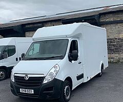2018 Vauxhall Movano Low loader luton van