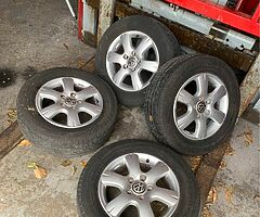 5x120 Genuine Transporter alloys
