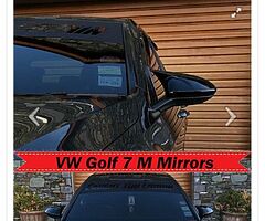 Black Glossy mirror cover - mark 7 gtd golf