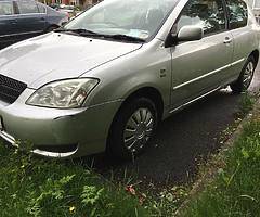 Toyota corolla FRESH NCT
