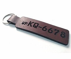 Customize  Leather Key Tag