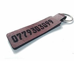 Customize  Leather Key Tag - Image 4/4