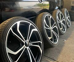 19in 5x112 TCR style alloys