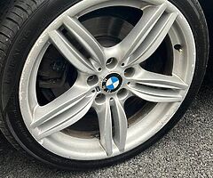 bmw alloys for sale. . Tyres lice new 19 inch 245 front and 275