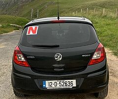2012 Black Vauxhall Corsa