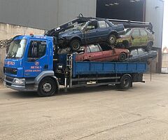 SCRAP CAR COLLECTION BELFAST BANGOR CARRICK LISBURN ETC V5 FORMS FILLED OUT