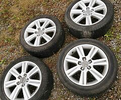 5x 17" Audi alloys