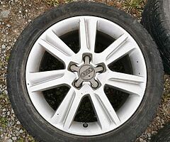 5x 17" Audi alloys