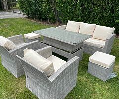 HAVANNA RATTAN SET + RISING TABLE / DELIVERY 