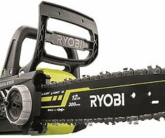 185€ Ryobi 18 V 30 cm Bar ONE+ Cordless Brushless Chain Saw - Image 5/6