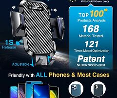 39€ [Military Grade] Car Phone Holder Mount, VANMASS [2022 Ultimate Suction] - Image 4/7