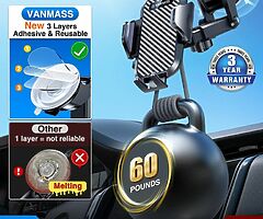 39€ [Military Grade] Car Phone Holder Mount, VANMASS [2022 Ultimate Suction] - Image 6/7